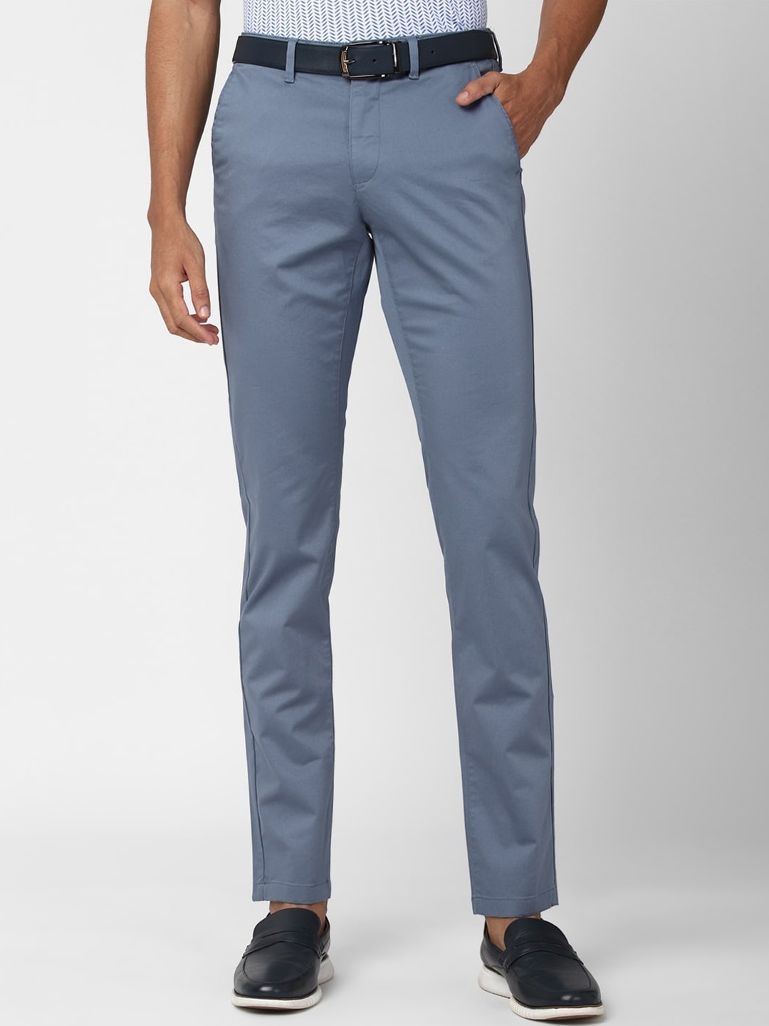 

Van Heusen Sport Men Blue Slim Fit Formal Trousers