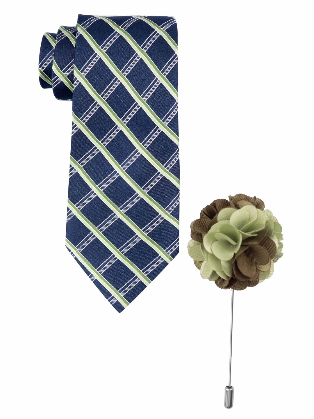 

The Tie Hub Men Navy Blue Broad Tie