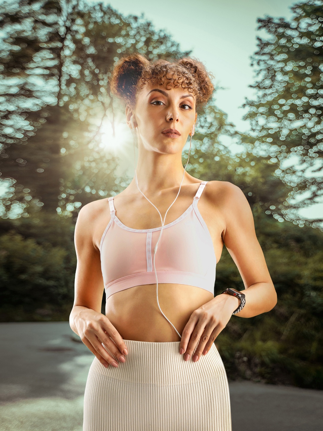 

Nike Red Bra Lightly Padded
