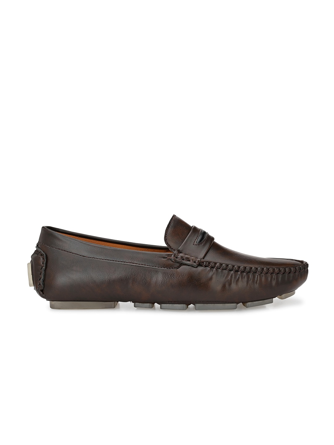 

John Karsun Men Brown Solid Loafers