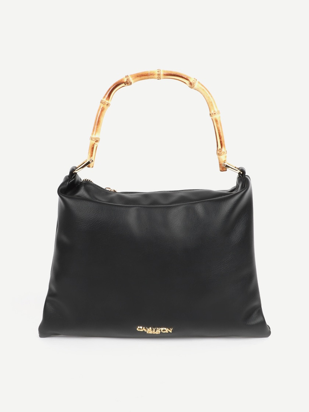 

Carlton London Black Structured Handheld Bag