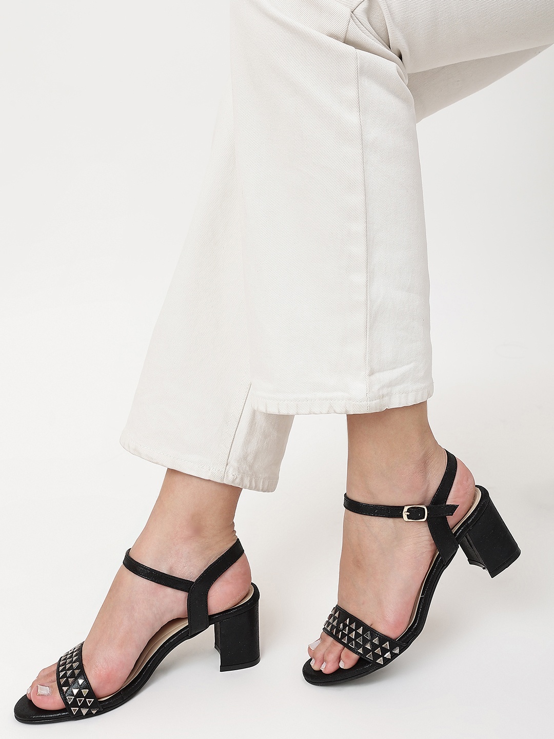 

Marc Loire Black Embellished Heels