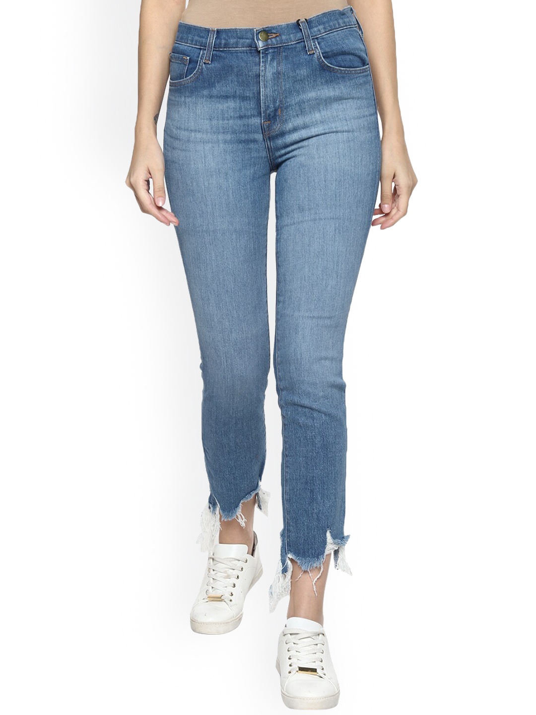 

J BRAND Women Blue Skinny Fit Heavy Fade Stretchable Jeans