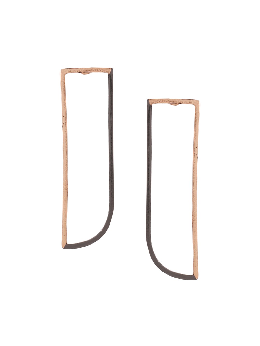 

Mitali Jain Rose Gold Contemporary Drop Earrings