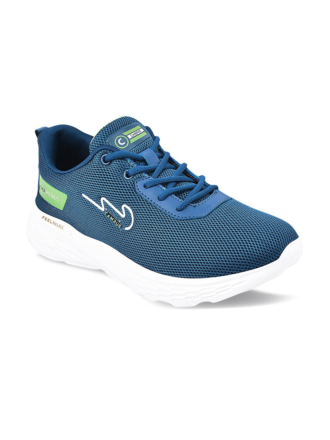 

Campus Men Blue Mesh Running Shoes