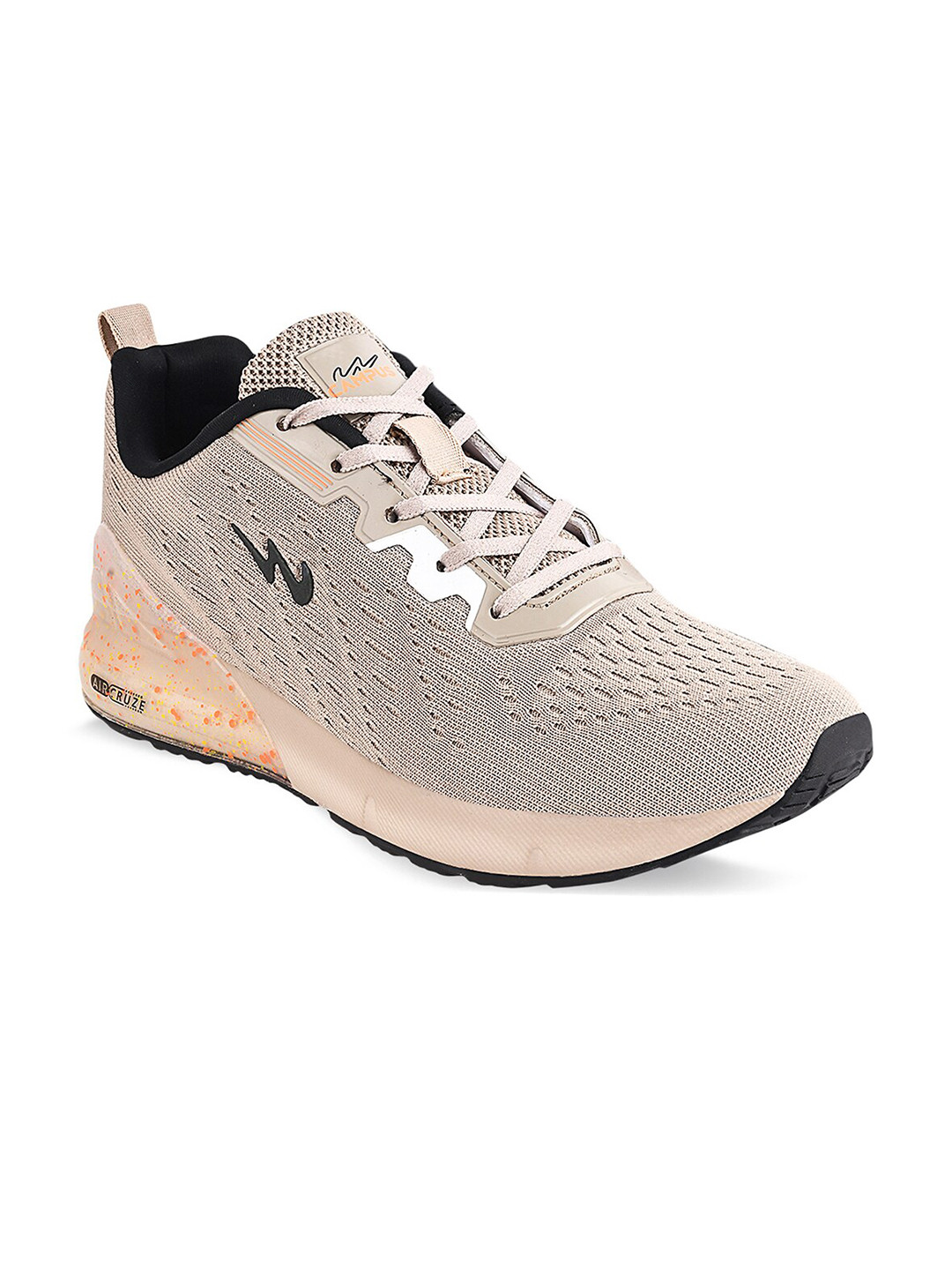 

Campus Men Beige Mesh Running Shoes