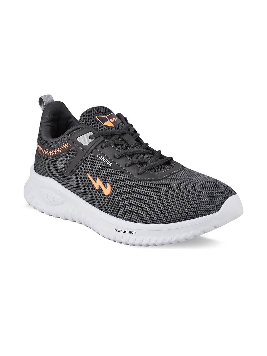 

Campus Men Grey Mesh Running Shoes