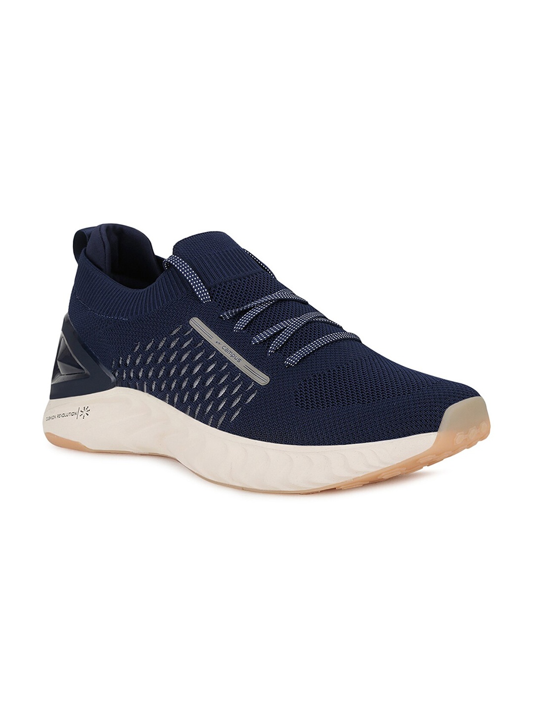 

Campus Men Navy Blue Mesh Running Shoes