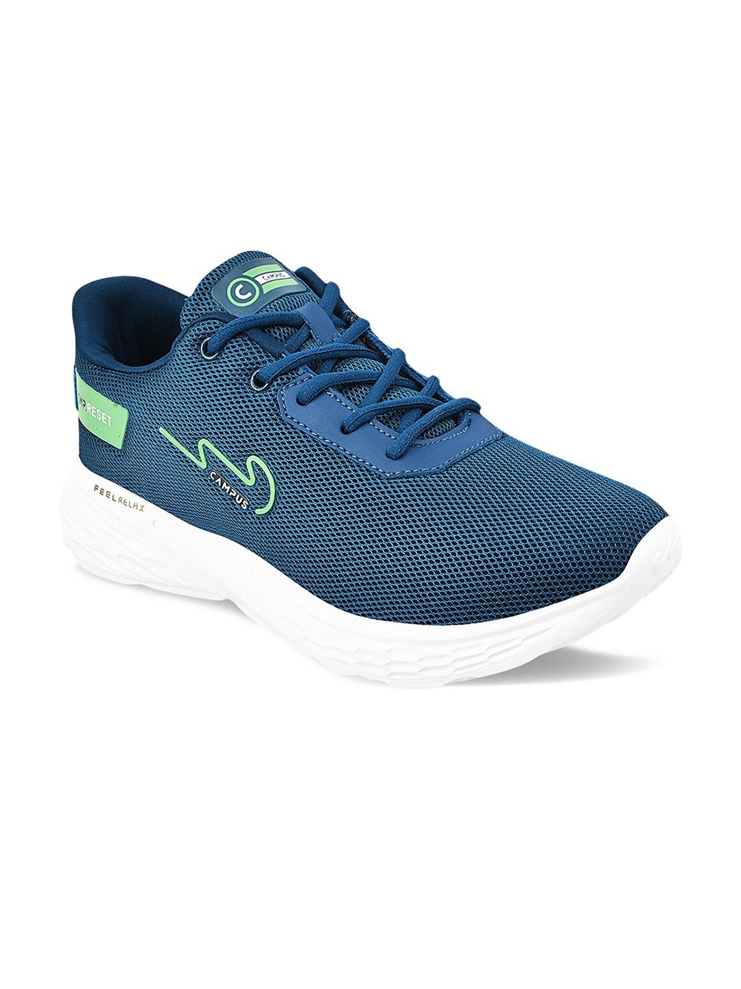 

Campus Men Blue Mesh Running Shoes