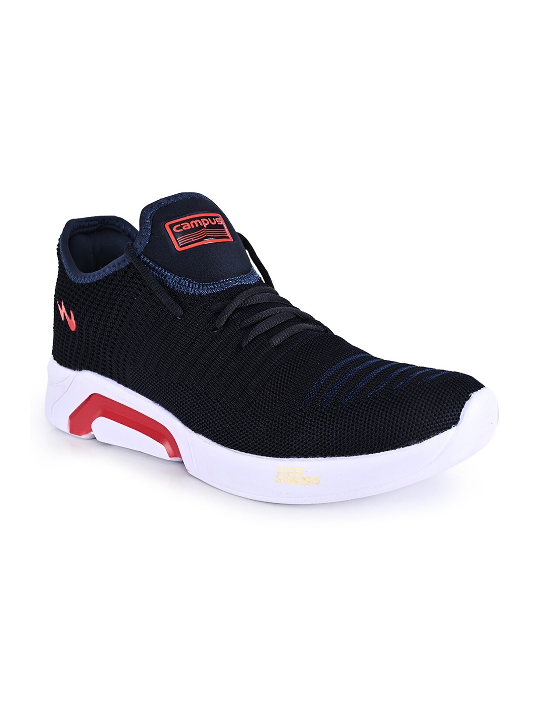

Campus Men Navy Blue Mesh Running Shoes