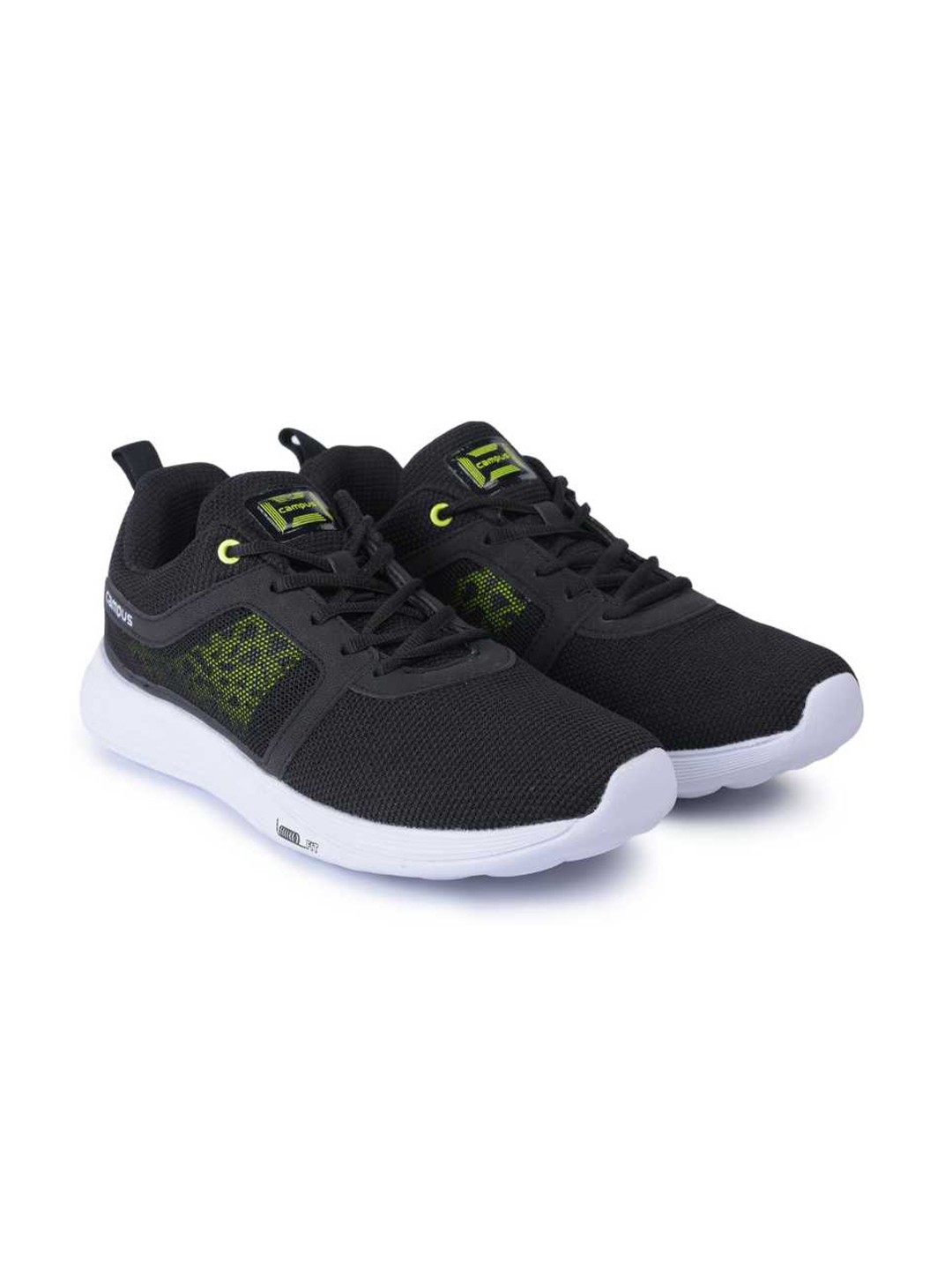 

Campus Men Black Running Sports Shoes