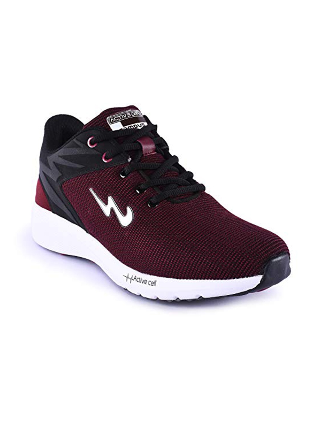 

Campus Men Maroon Mesh Running Shoes
