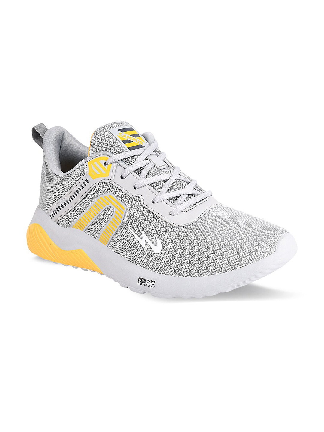 

Campus Men Grey Mesh Running Shoes