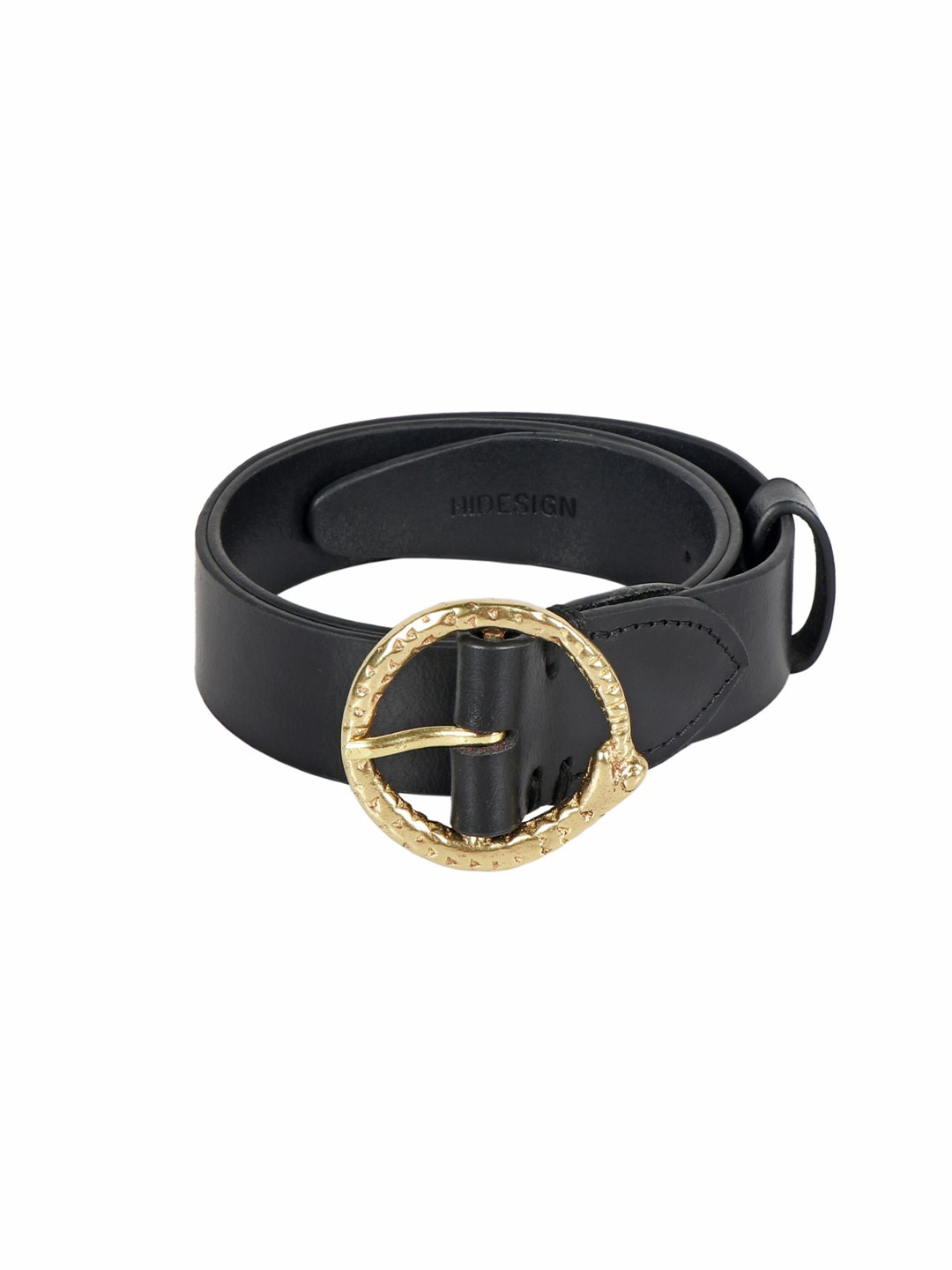 

Hidesign Women Black Leather Belt