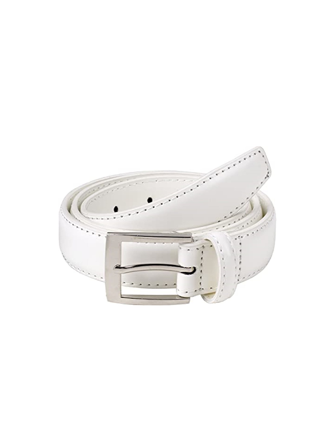 

KAEZRI Men White PU Belt