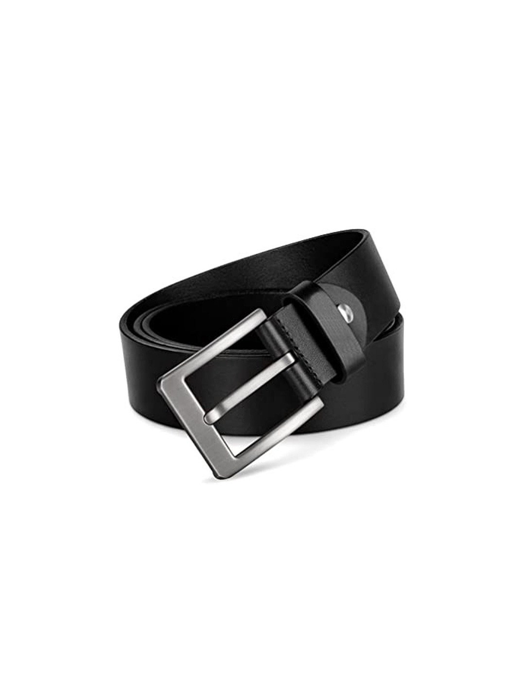 

KAEZRI Men Black Printed Leather Formal Belt
