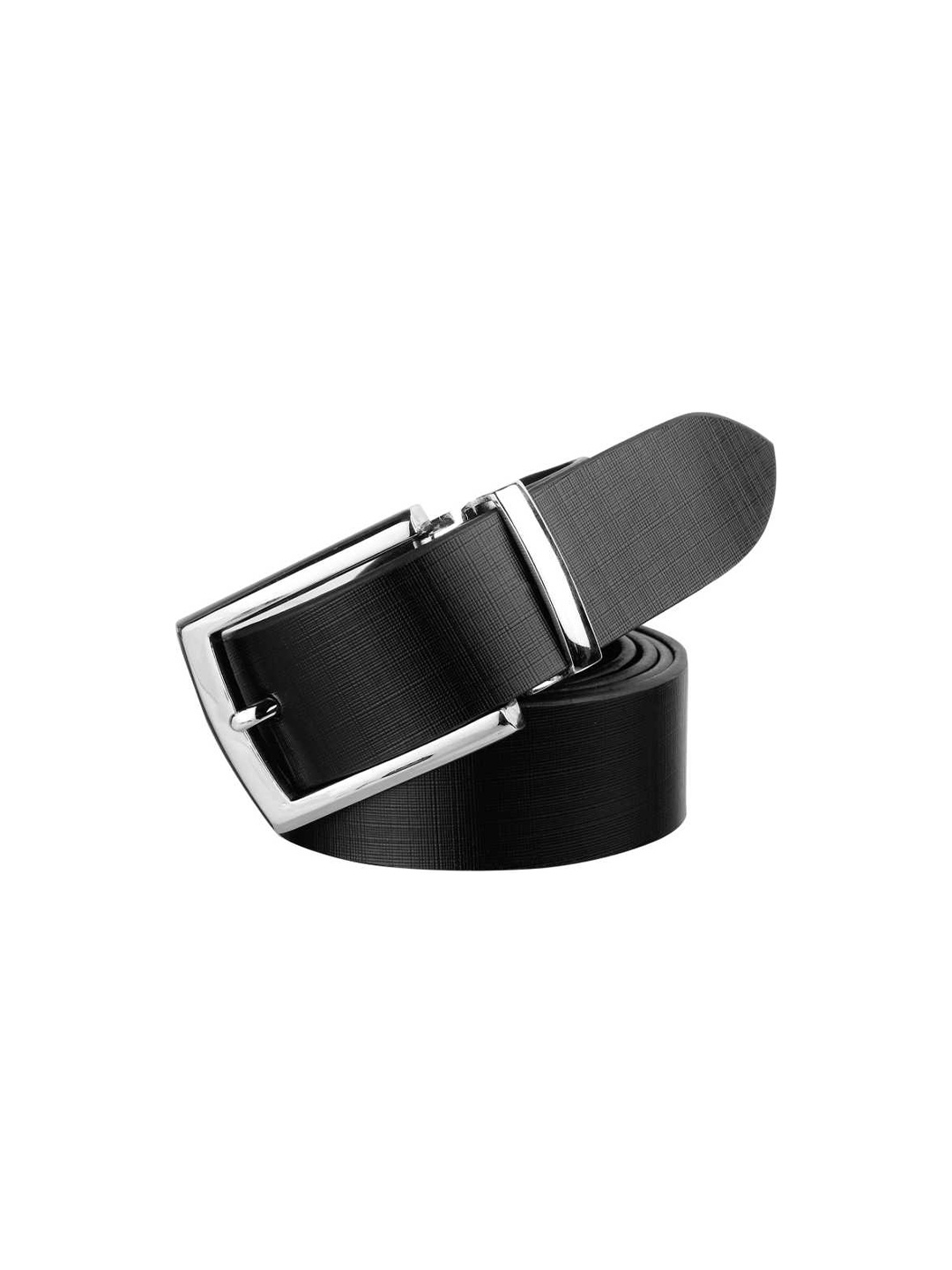 

KAEZRI Men Black Leather Belt