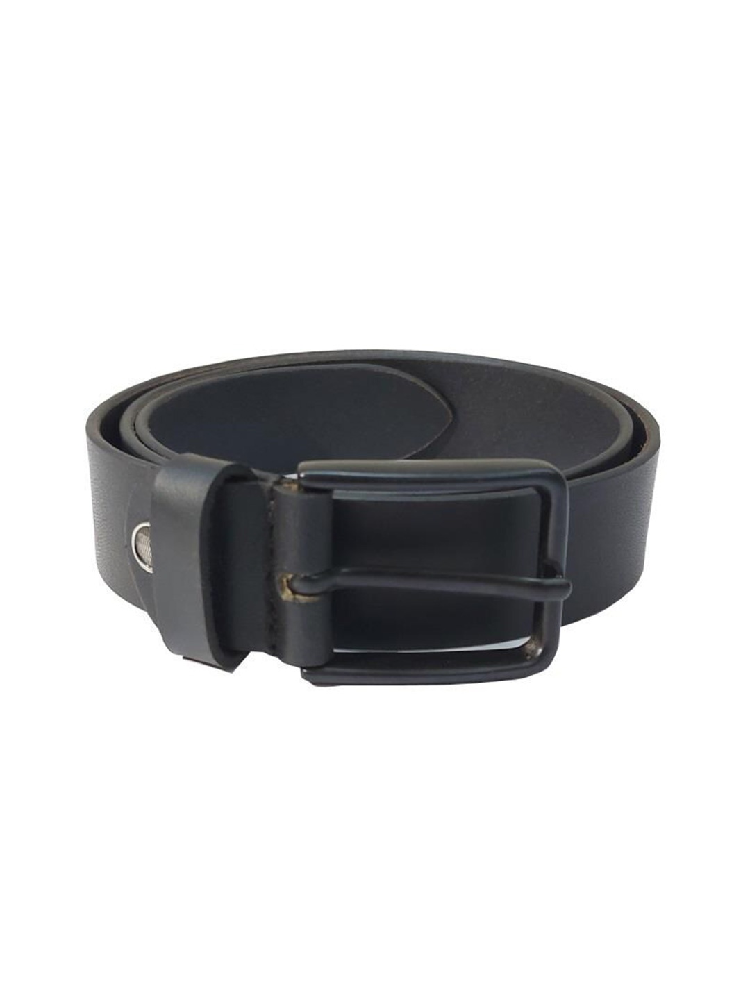 

KAEZRI Men Black Leather Belt