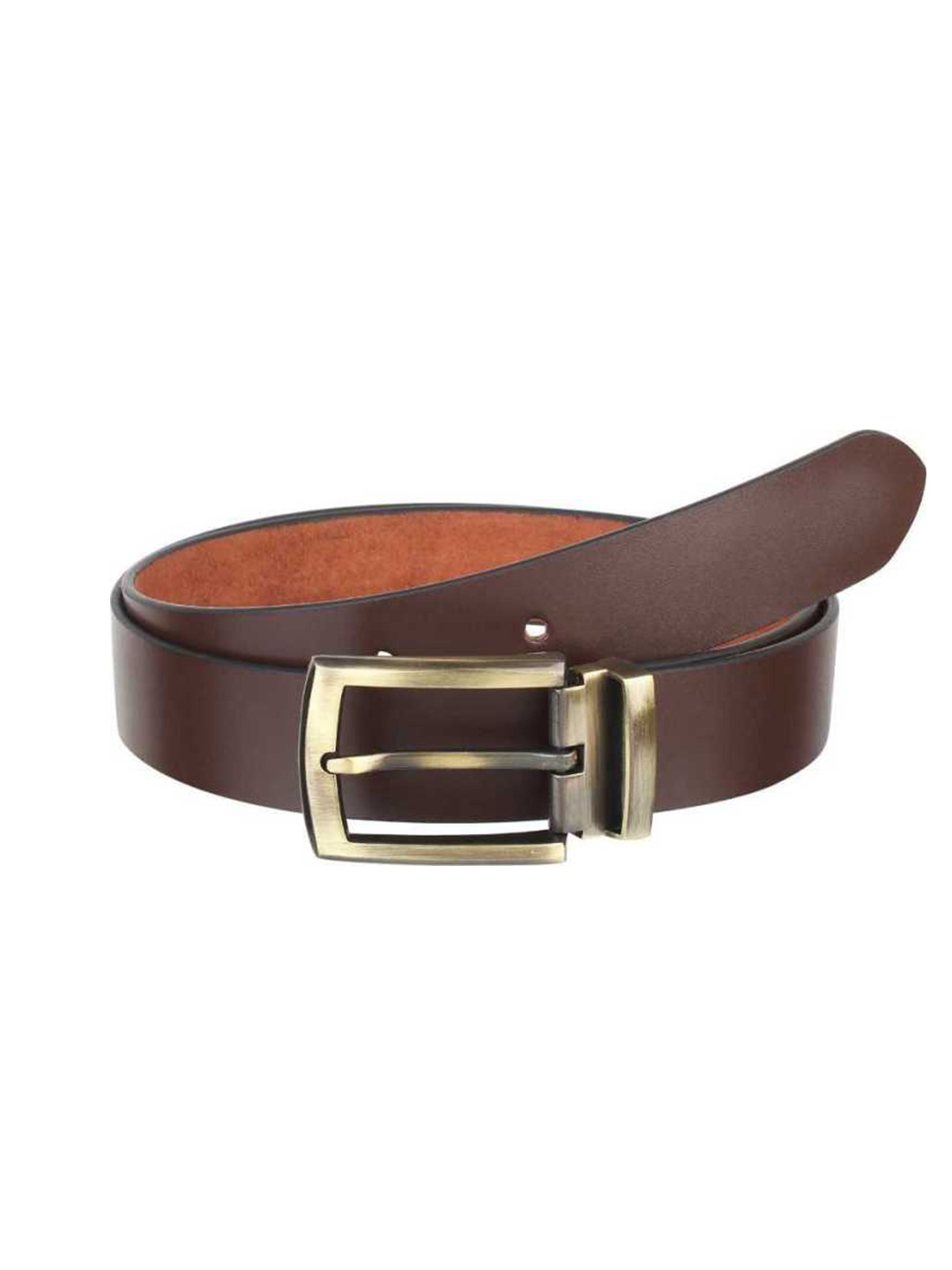 

KAEZRI Men Brown Leather Formal Belt