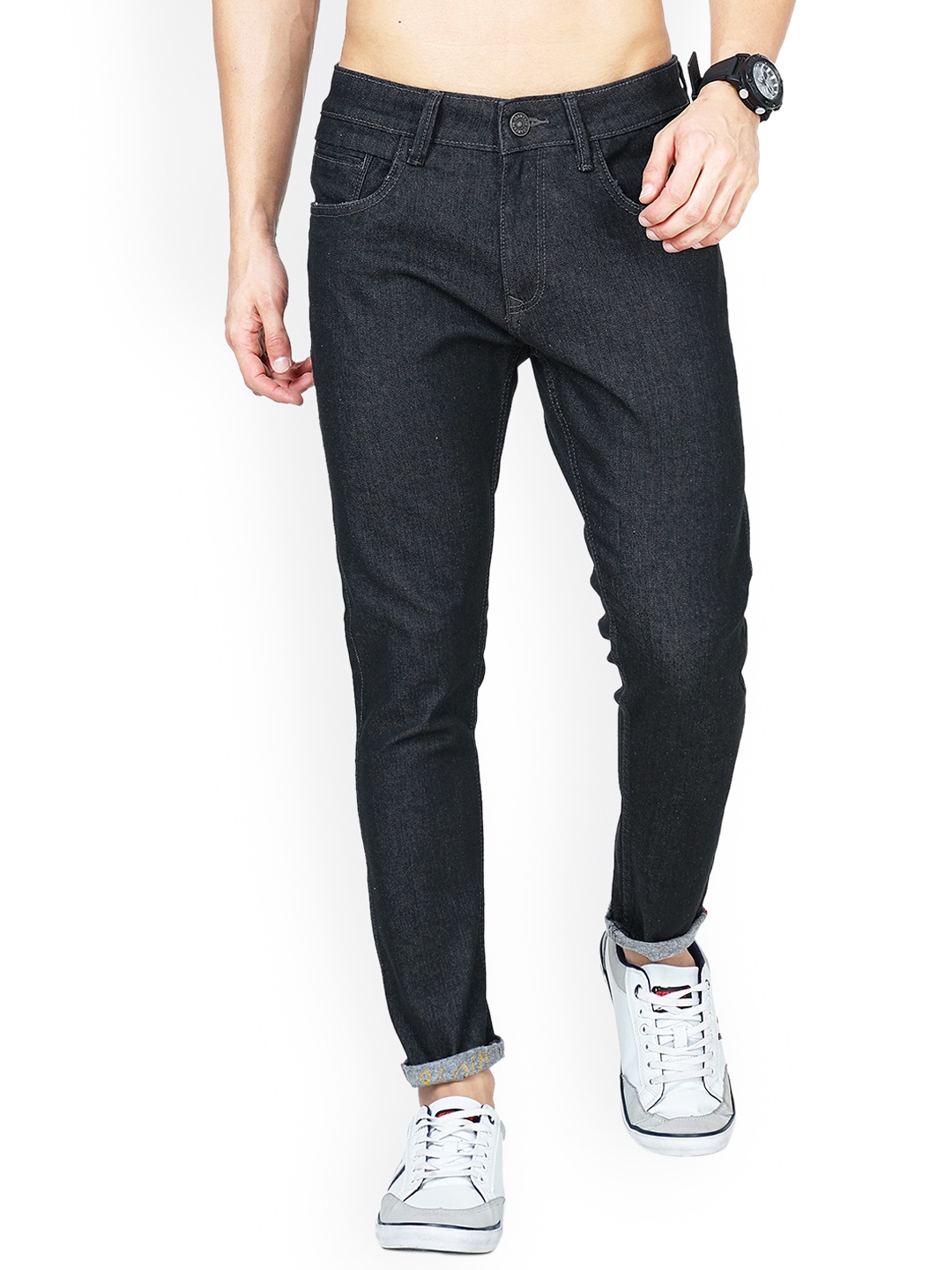 

Jean Cafe Men Black Jean Skinny Fit Jeans