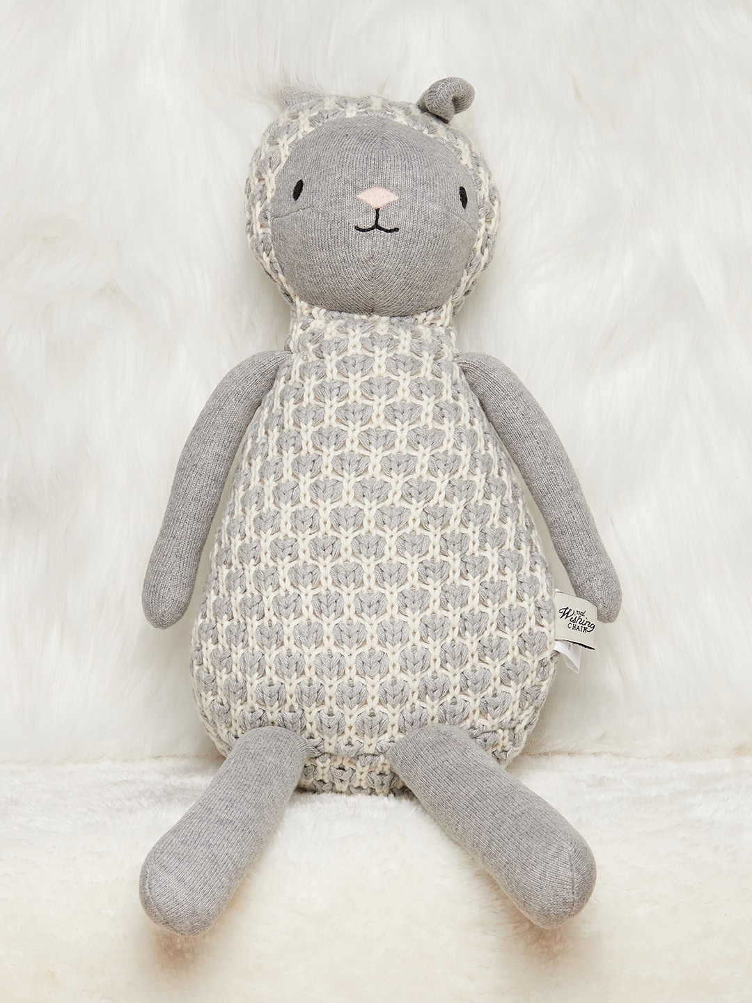 

The Wishing Chair Grey Sheep Shaped Cotton Cushion
