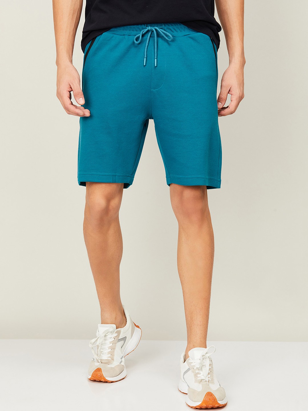

Fame Forever by Lifestyle Men Teal Blue Solid Shorts