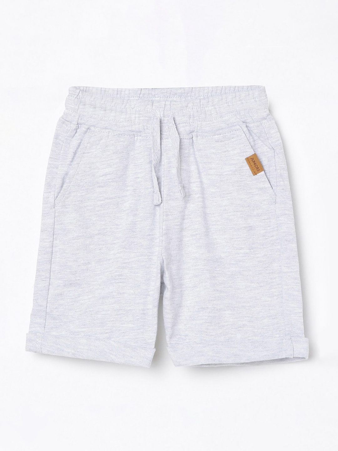 

Juniors Boys Grey Regular Fit Shorts