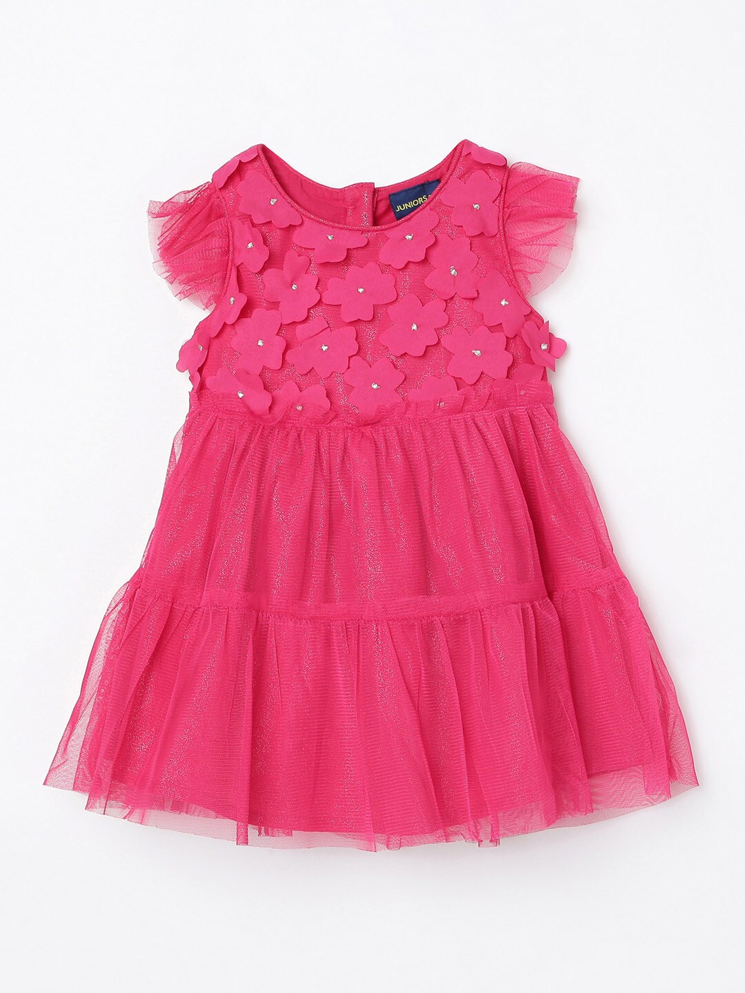 

Juniors Girls Pink Floral Dress