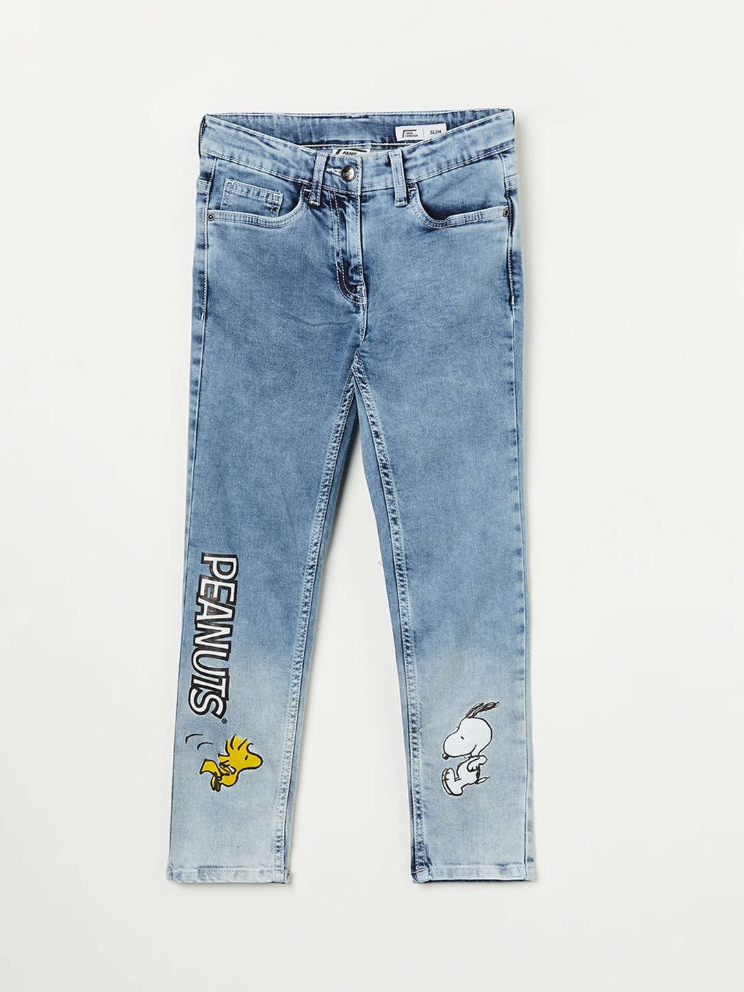 

Fame Forever by Lifestyle Girls Blue Mid Rise Heavy Fade Jeans