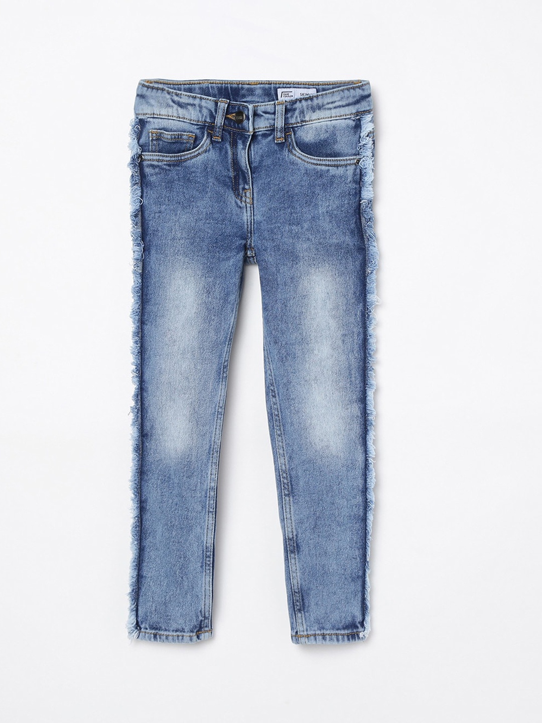 

Fame Forever by Lifestyle Girls Blue Heavy Fade Jeans