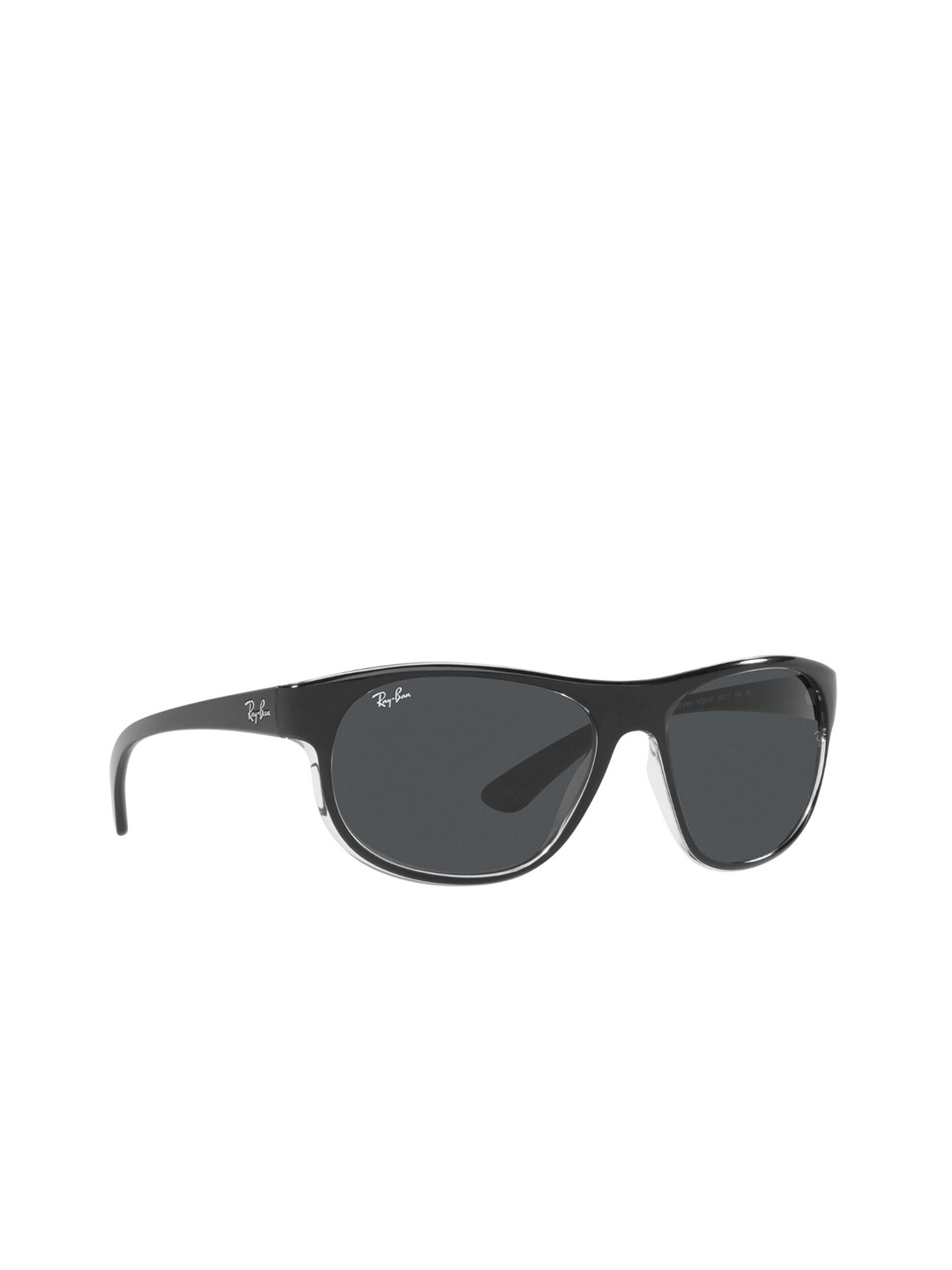 

Ray-Ban Unisex Grey Lens & Black Browline Sunglasses with UV Protected Lens 8056597516761