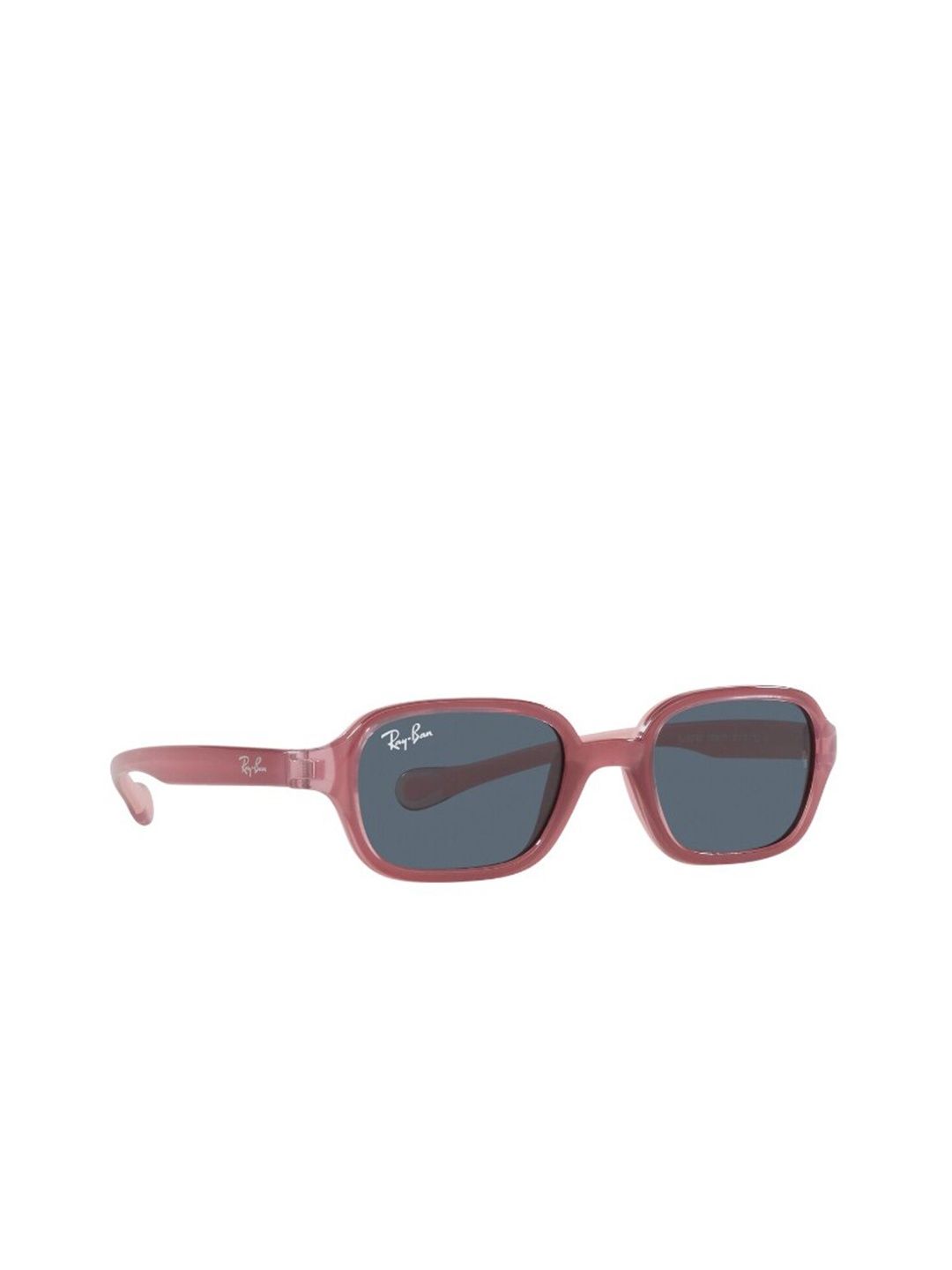 

Ray-Ban Junior Grey Lens & Fuchsia Rectangle Sunglasses with UV Protected Lens