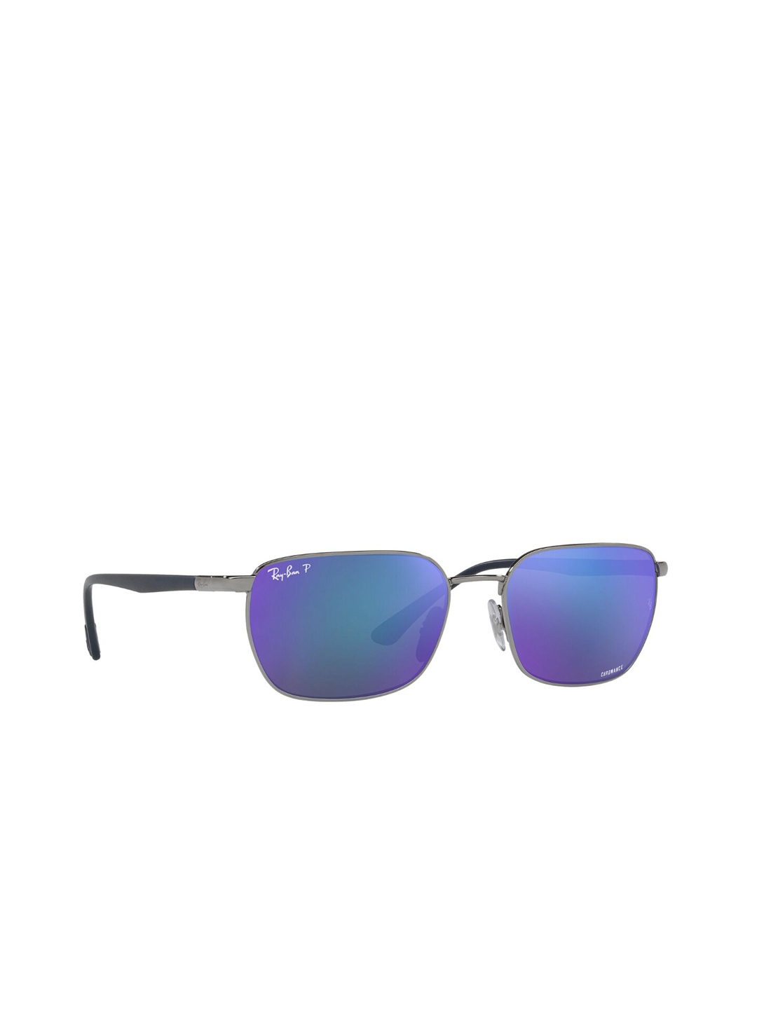 

Ray-Ban Unisex Polarized Blue Lens Irregular Sunglasses - 0RB3684CH004/4L58