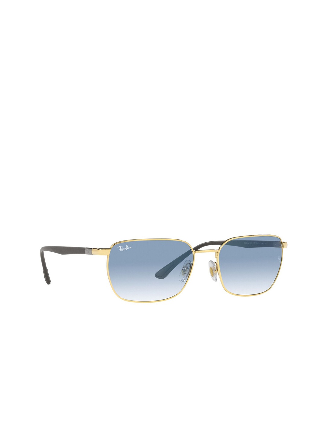

Ray-Ban Unisex Blue Lens & Gold-Toned Other Sunglasses with UV Protected Lens, Brown