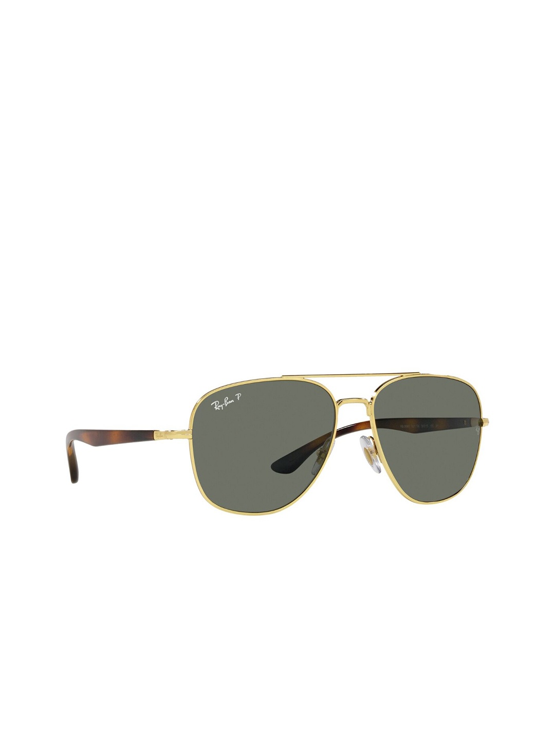 

Ray-Ban Unisex Polarized Green Lens Square Sunglasses - 0RB3683001/5856