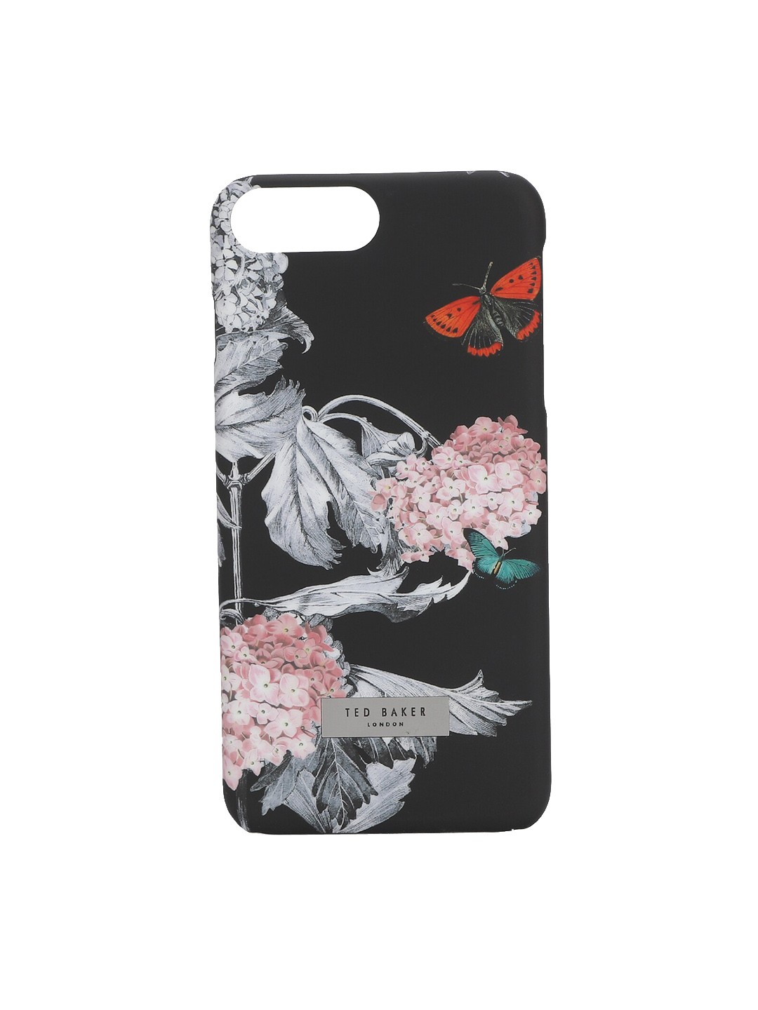 

Ted Baker Women Black Floral Printed Leather iPhone 8 Back Case