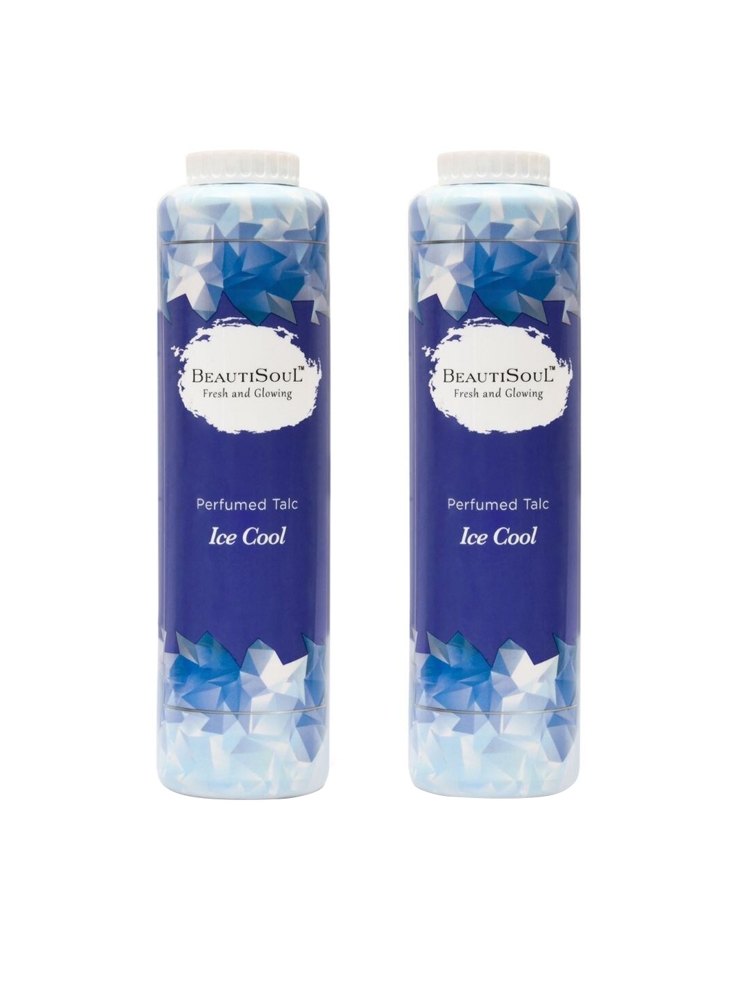 

Beautisoul Set of 2 White Ice Cool Perfumed Talc 100g Each