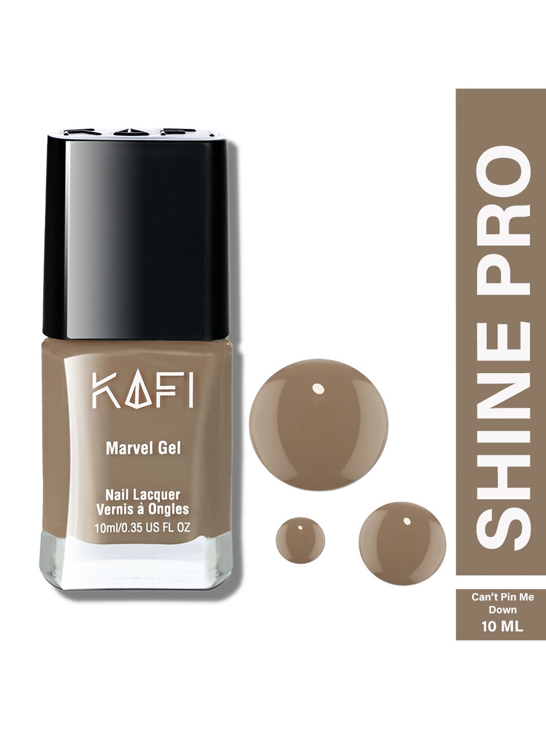 

KAFI Shine PRO Marvel Gel Long Lasting Nail Lacquer 10ml - Cant Pin Me Down, Olive