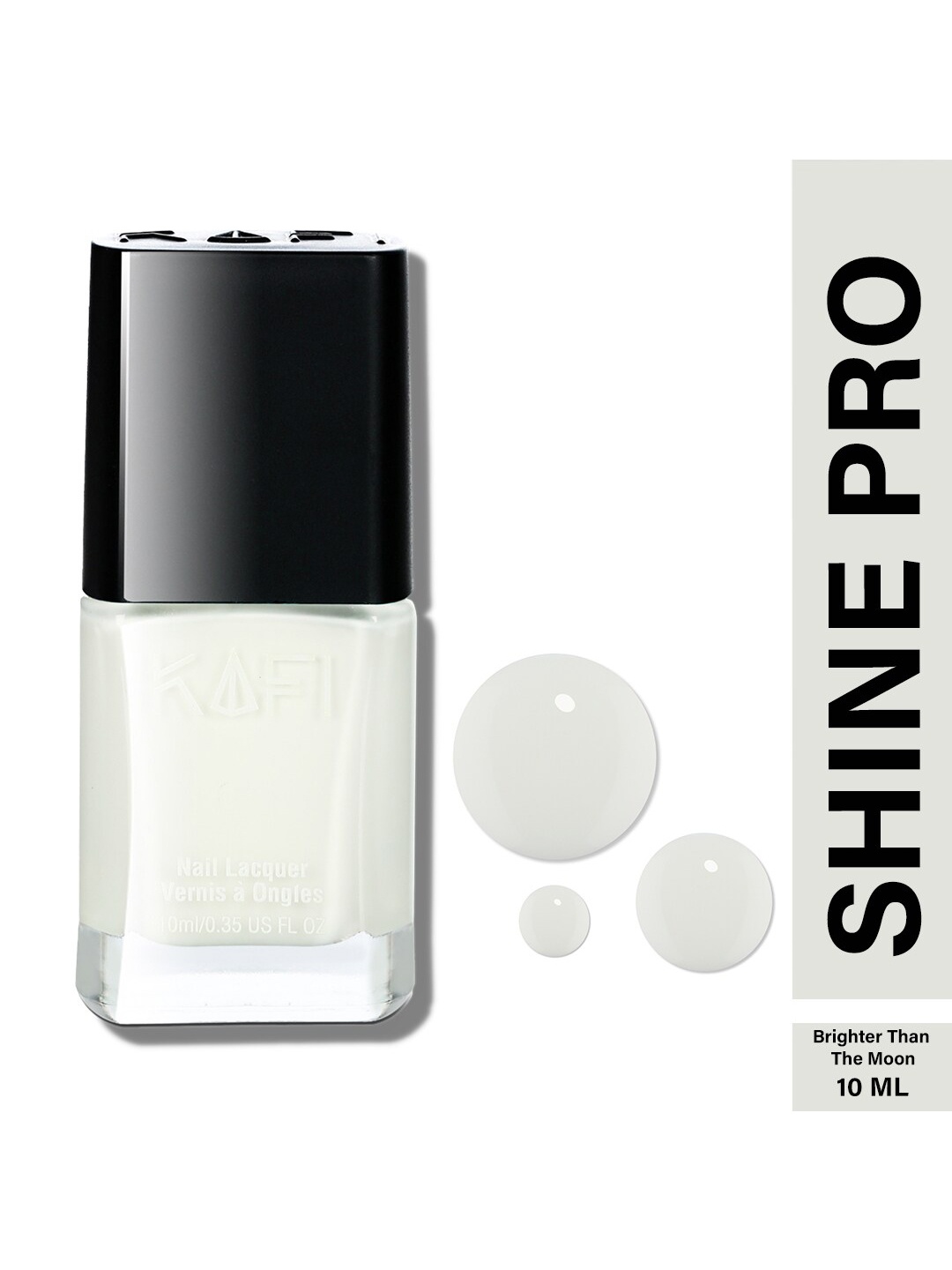 

KAFI Shine PRO Long Lasting Nail Lacquer 10ml - Brighter Than The Moon, White