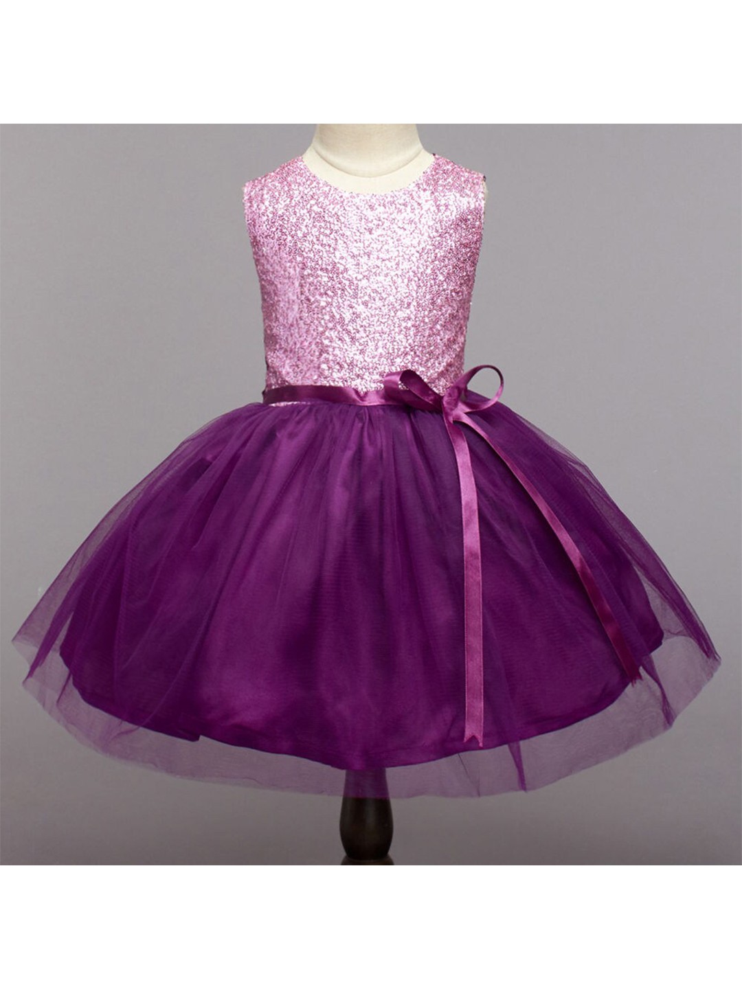 

The Magic Wand Girls Purple Maxi Dress
