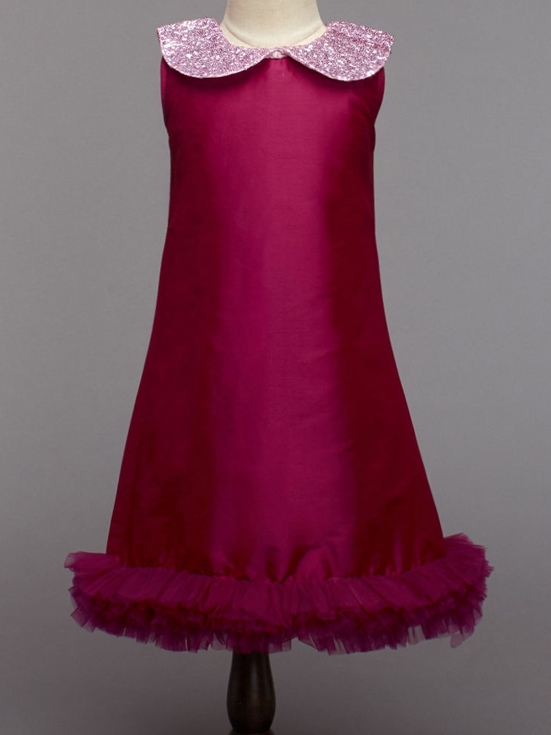 

The Magic Wand Girls Fuchsia Maxi Dress