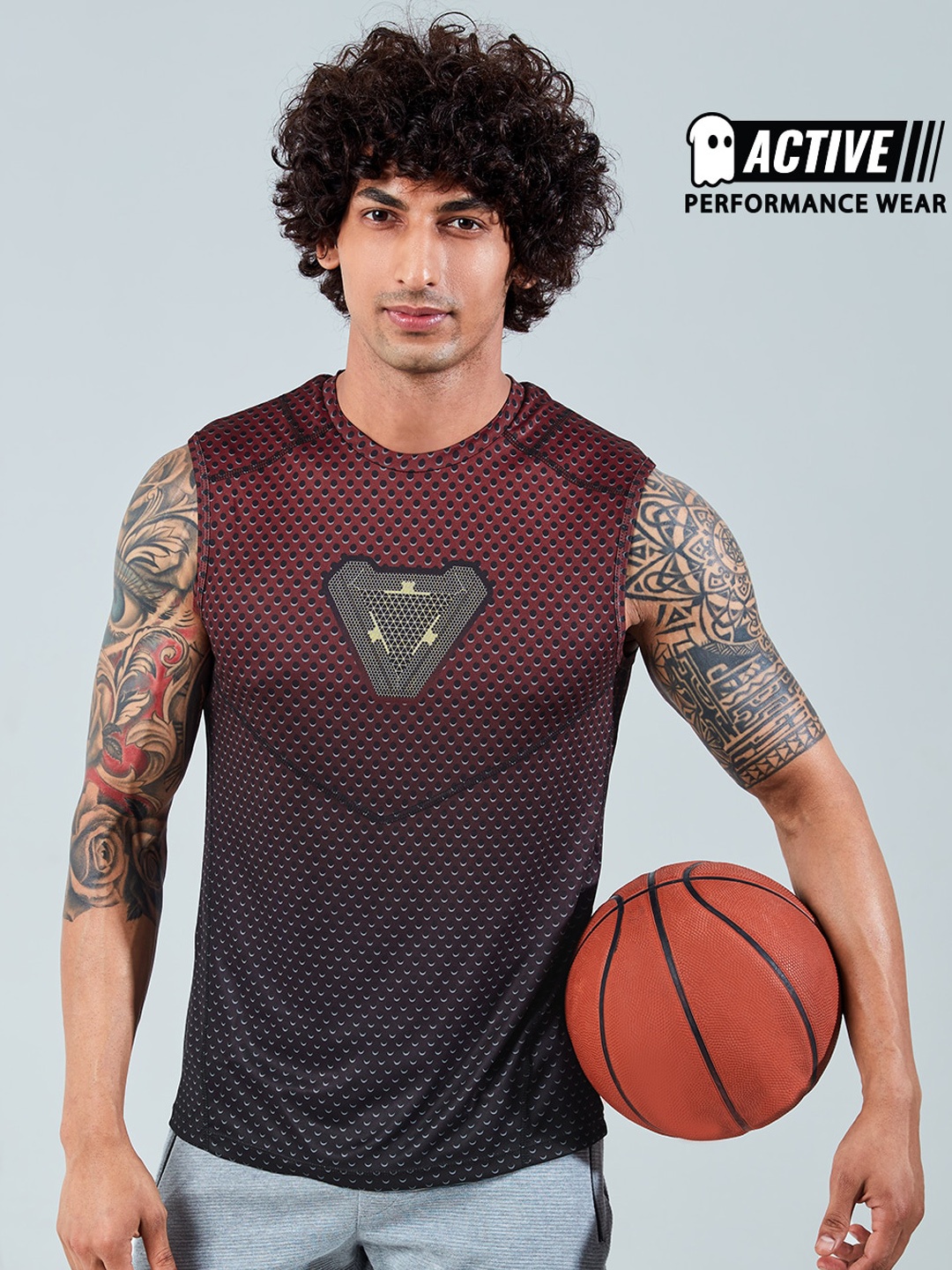 

The Souled Store Men Multi-Coloured Printed Slim-Fit Innerwear Vests