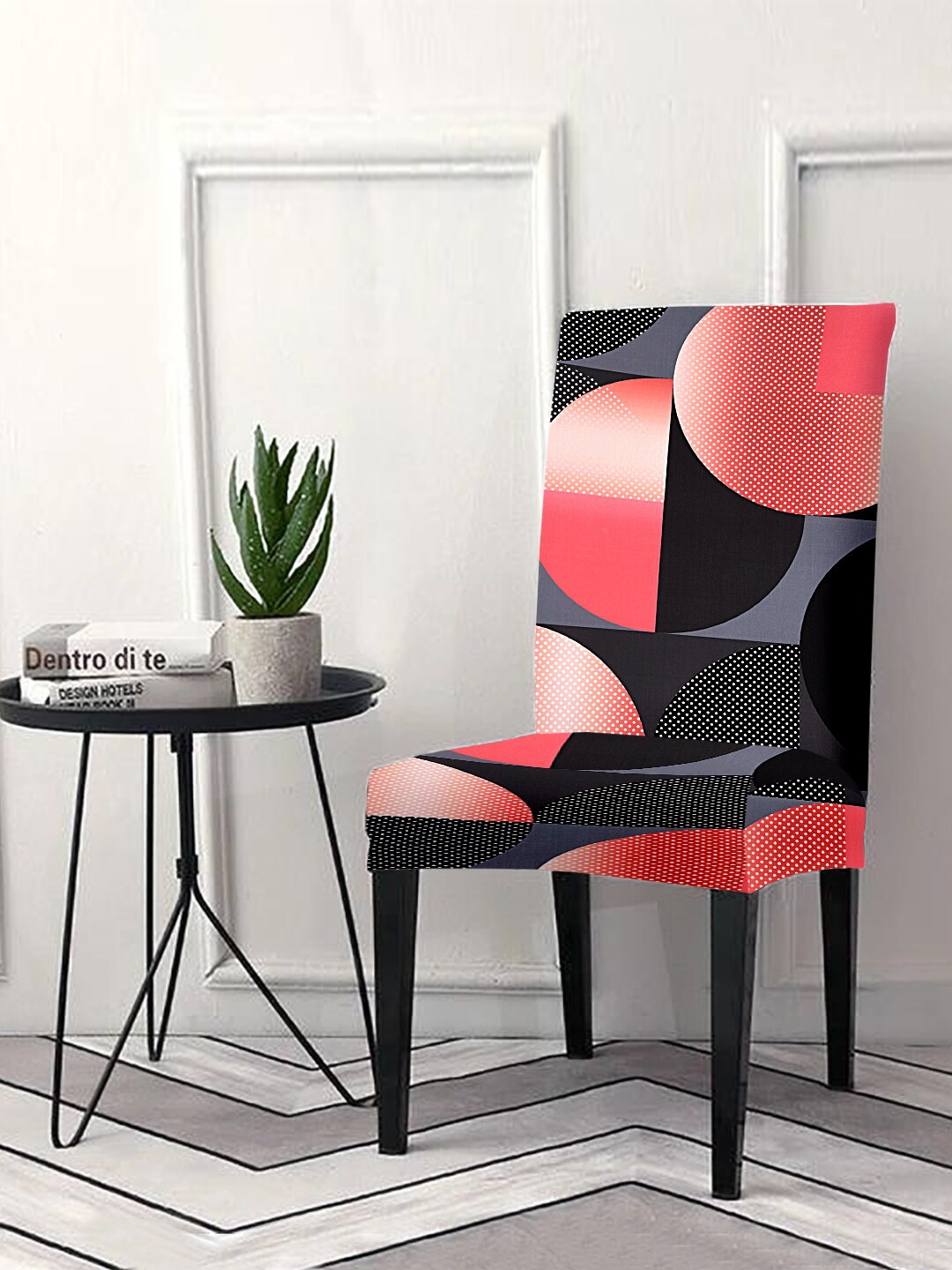 

Cortina Black Printed Chair Covers