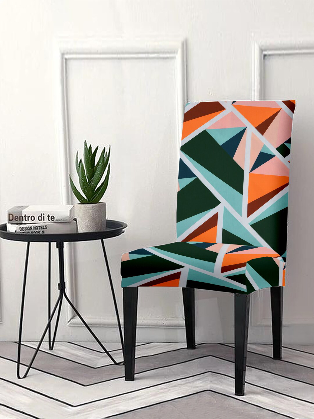

Cortina Multi-Coloured Printed Chair Cover