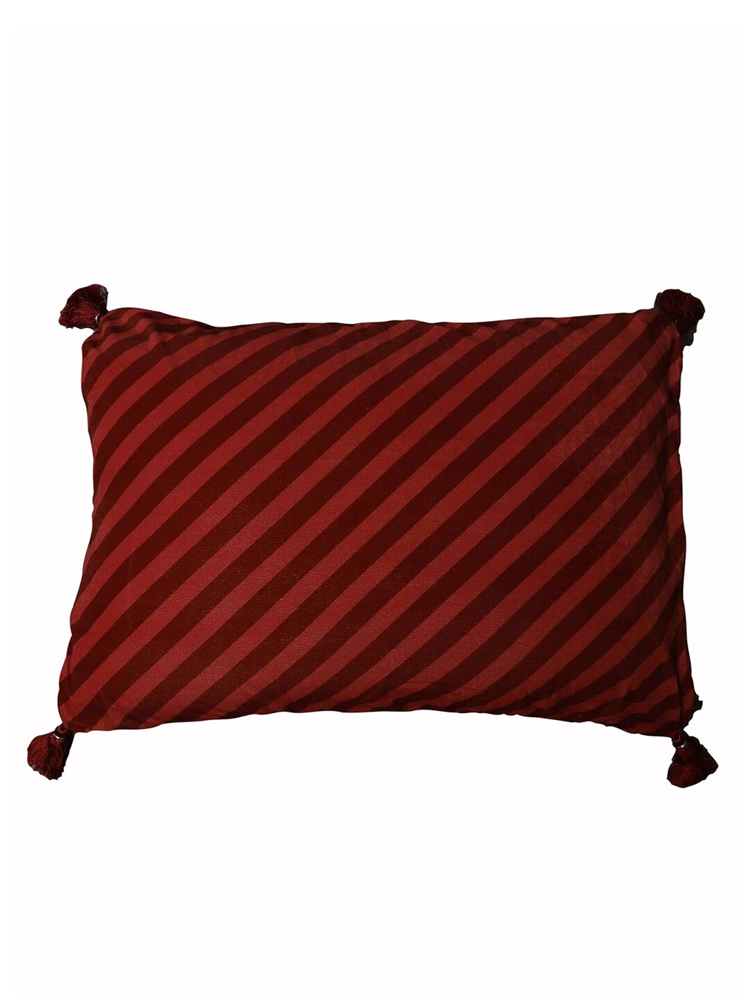 

Ritu Kumar Red Striped Pillow Cover