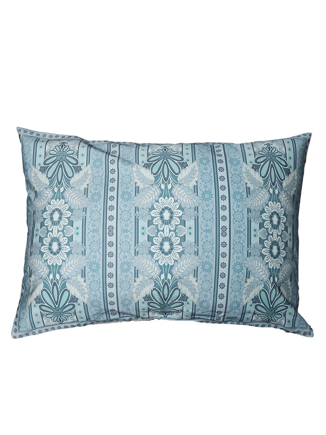 

Ritu Kumar Turquoise Blue Printed Pillow Covers