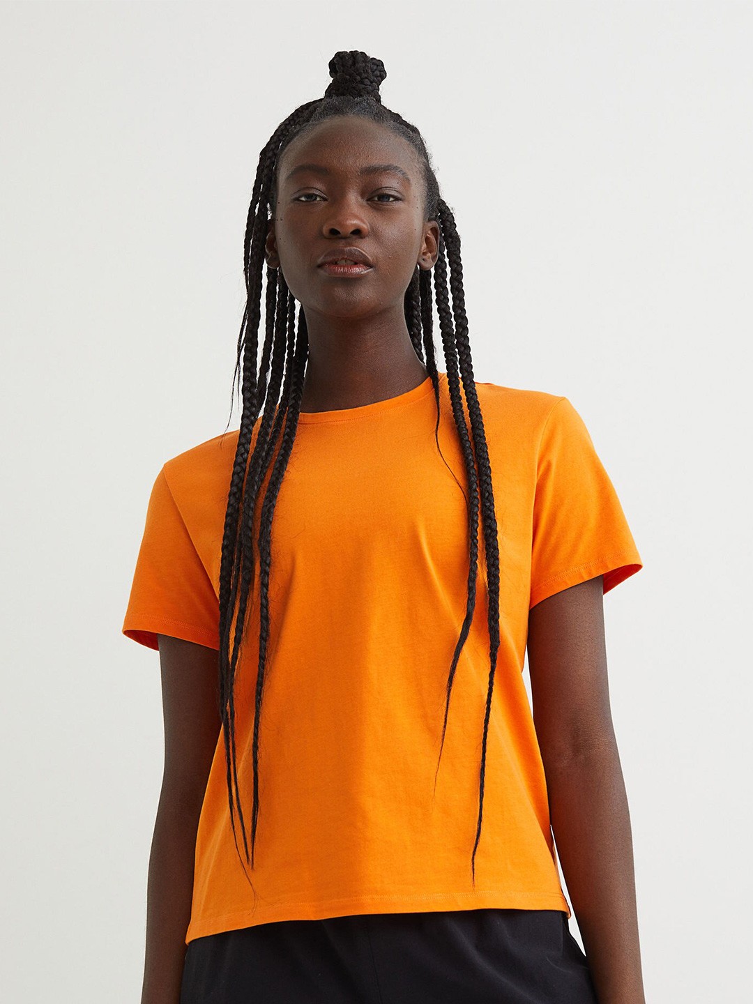 

H&M Orange Boxy Sports Top