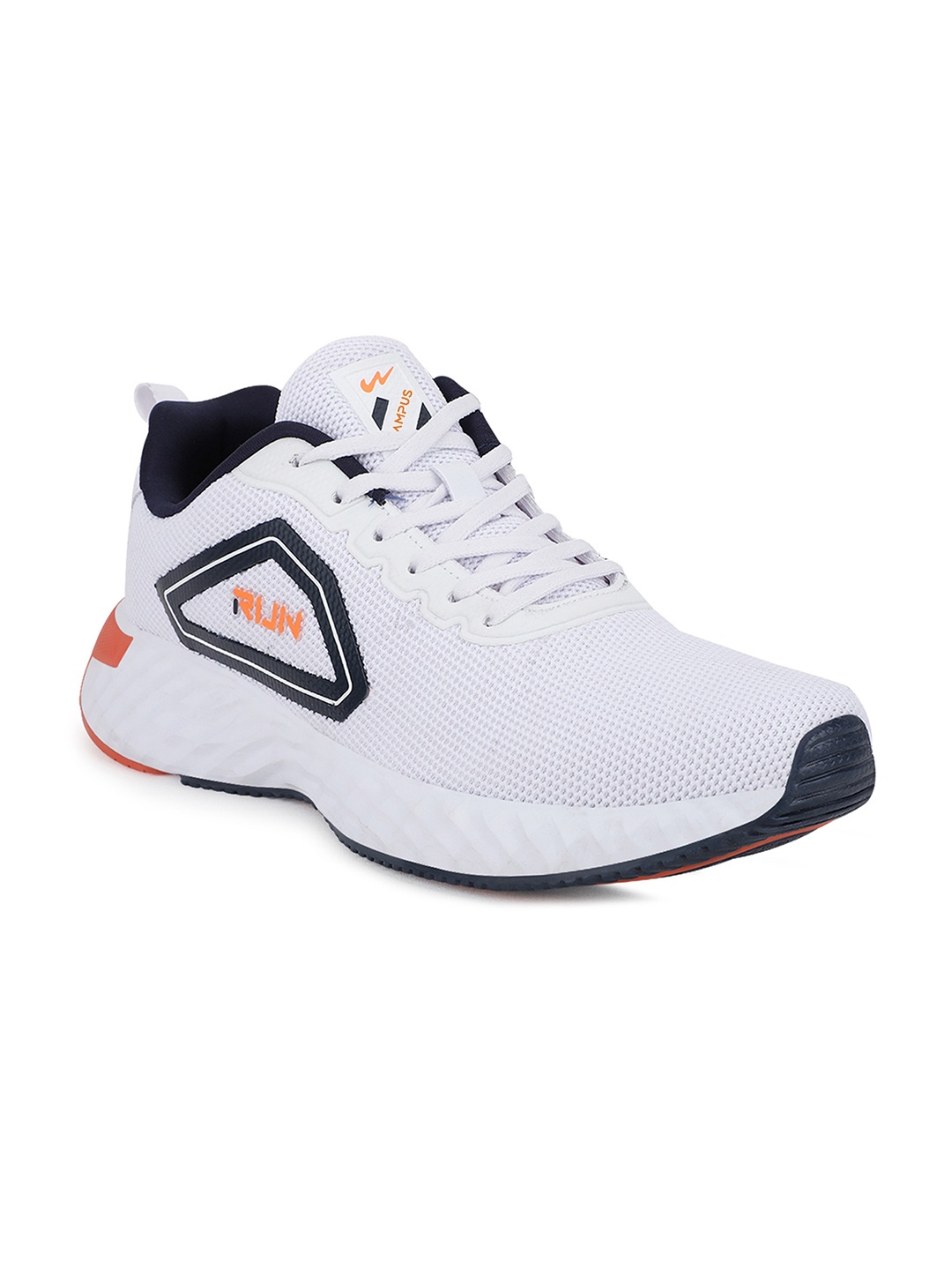

Campus Men White Mesh Running Shoes