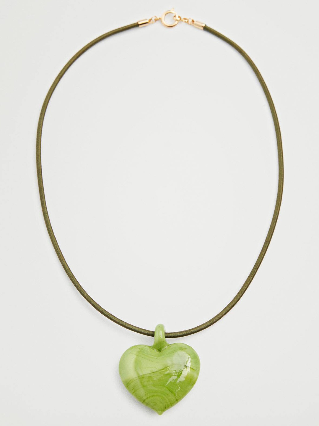 

MANGO Women Green Solid Necklace