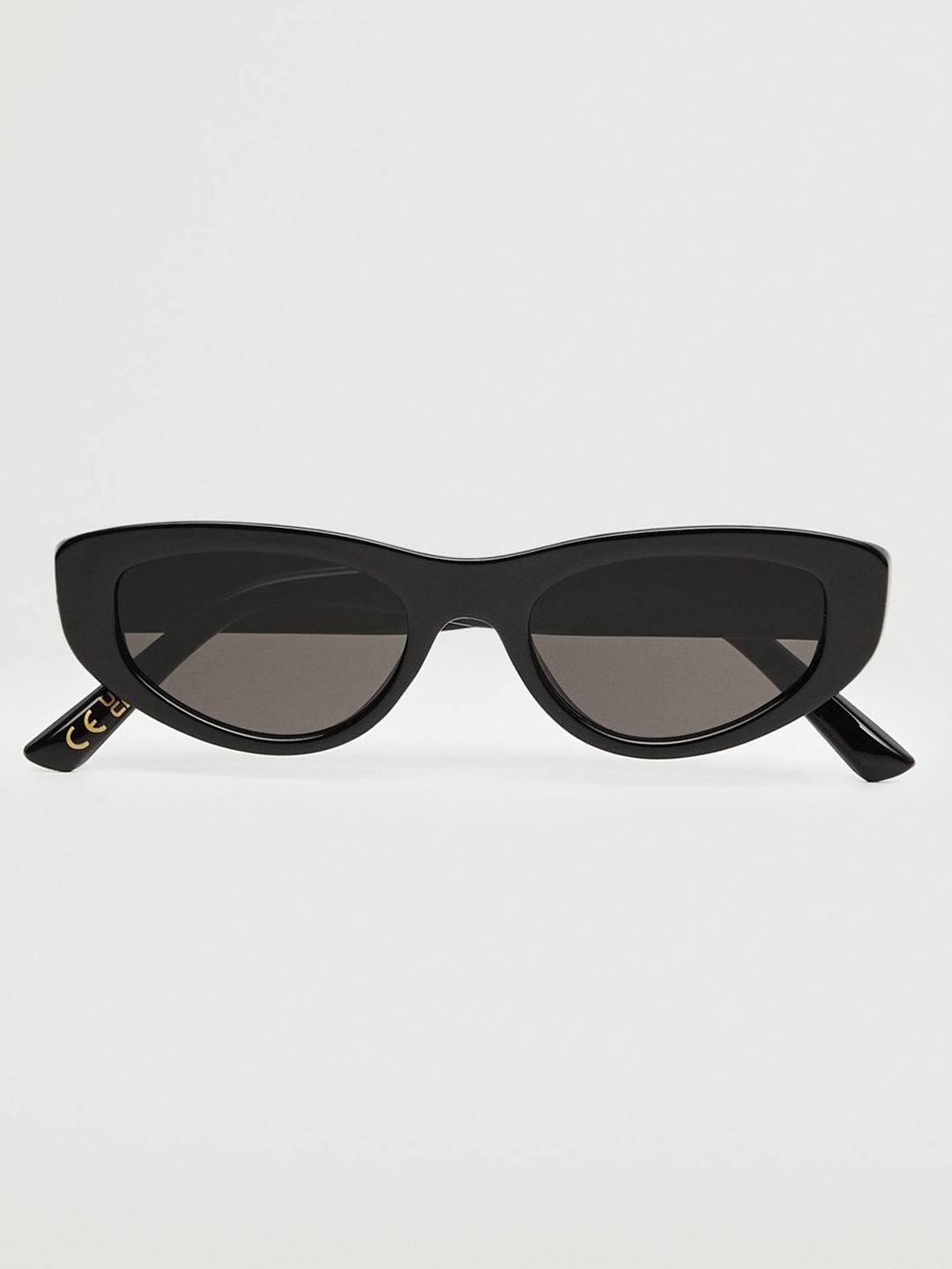 

MANGO Women Grey Lens & Black Cateye Sunglasses with UV Protected Lens 27064024